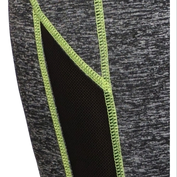 Women's Yoga Workout Pant Leggings with Mesh Cutout - Picture 7 of 8